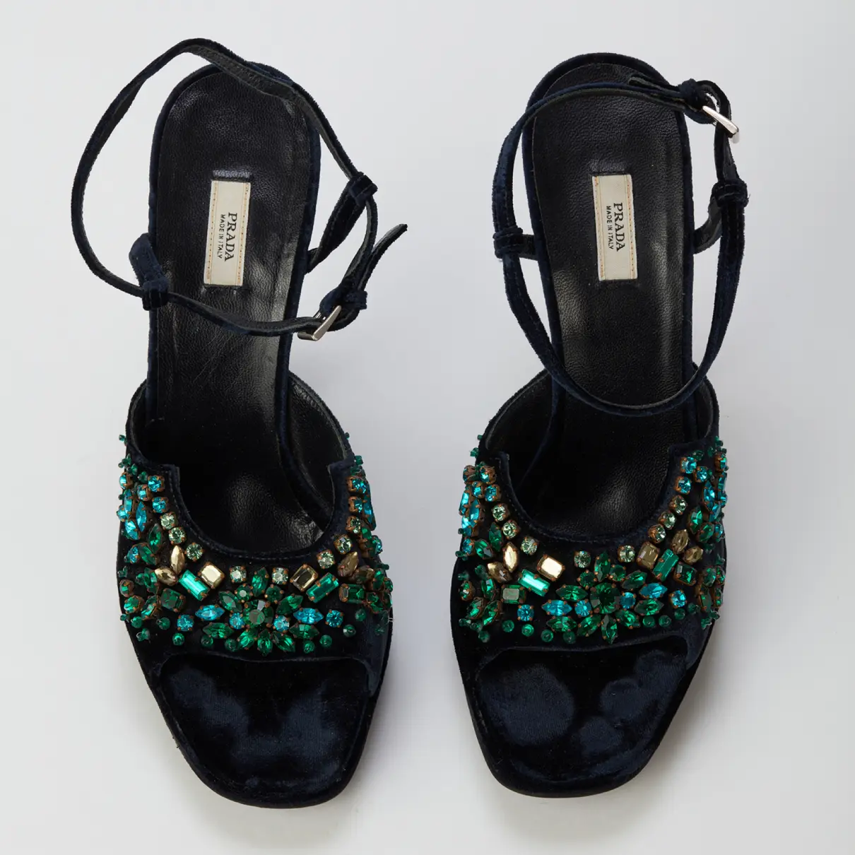 Buy Prada Velvet sandals online