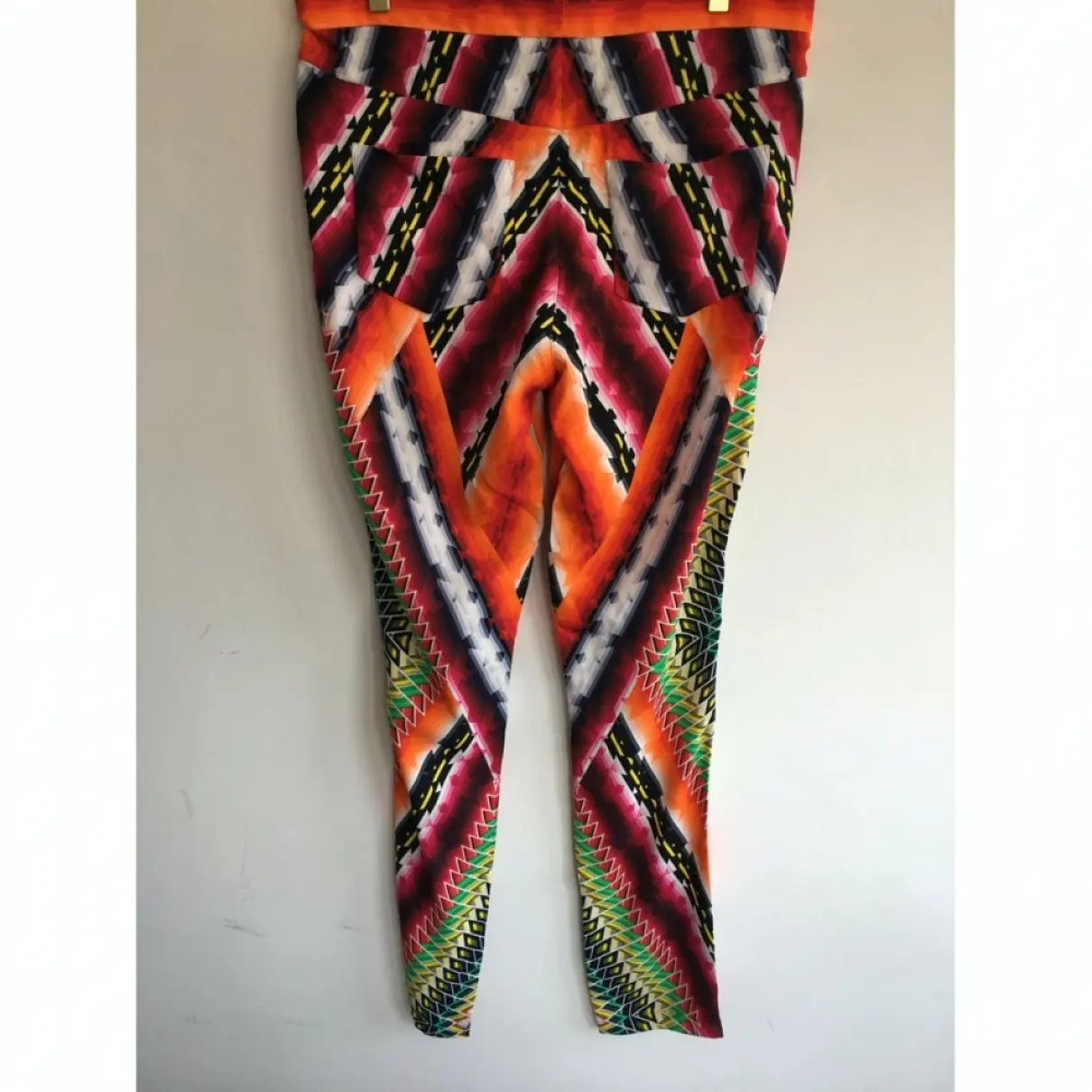 Buy Peter Pilotto Multicolour Viscose Trousers online