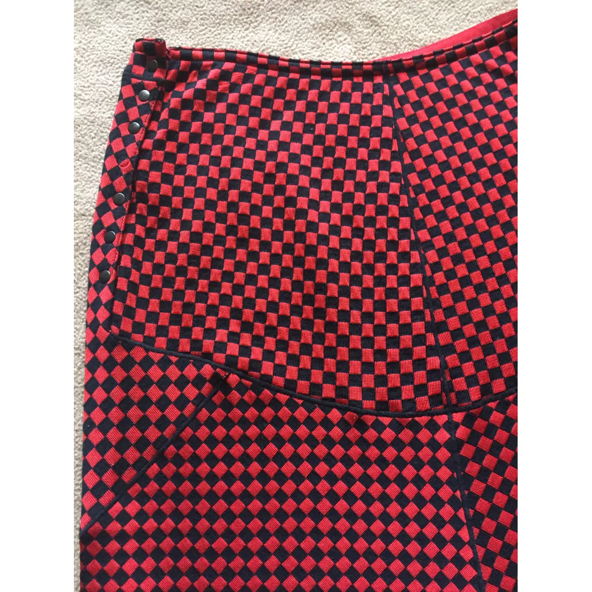 Wool mid-length skirt Alaïa - Vintage