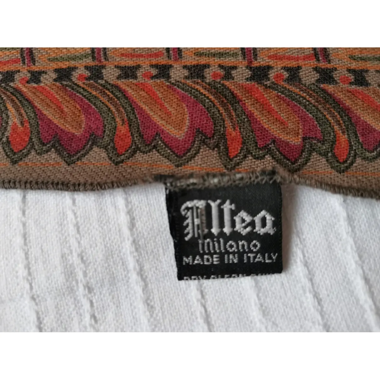 Wool scarf & pocket square Altea - Vintage