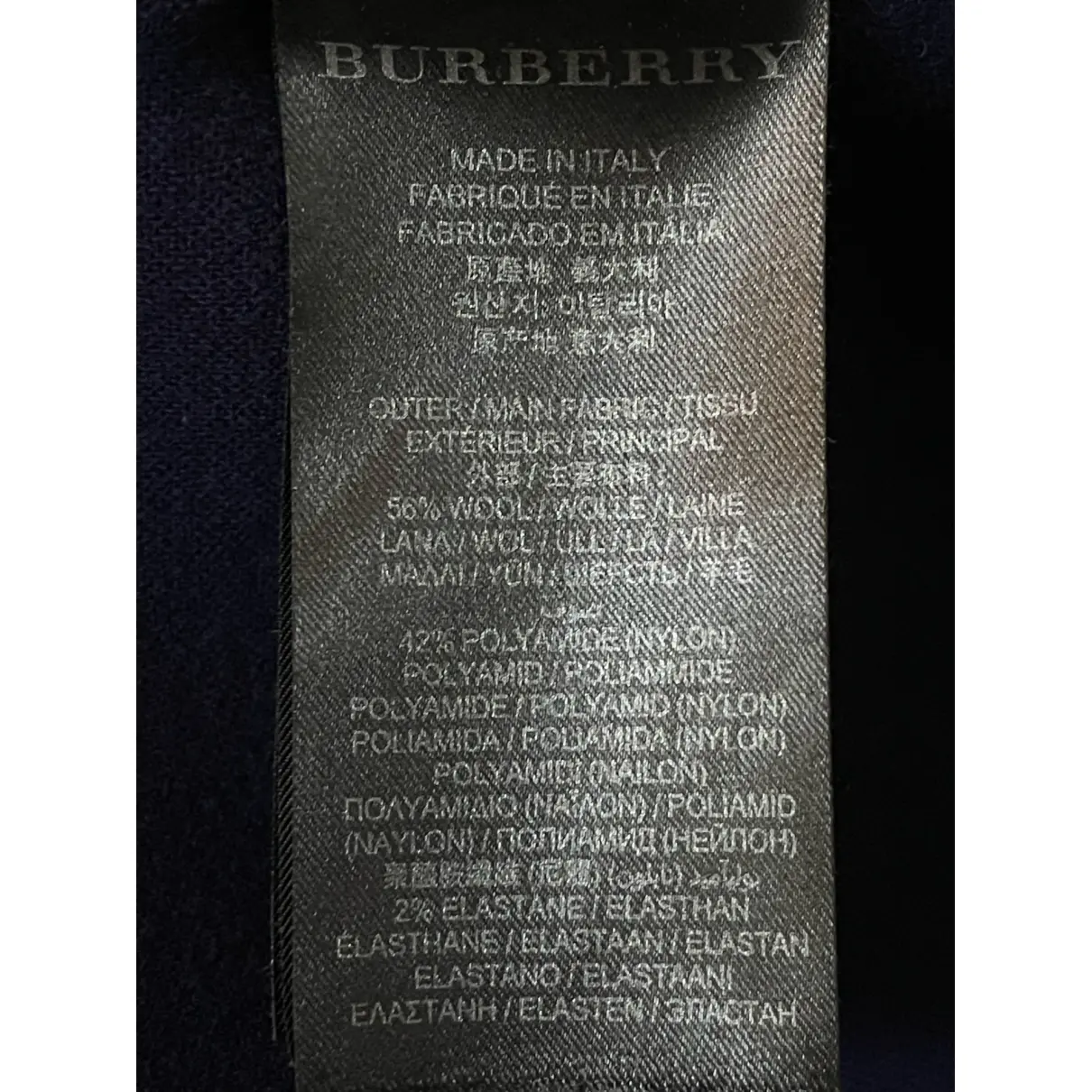 Wool jacket Burberry