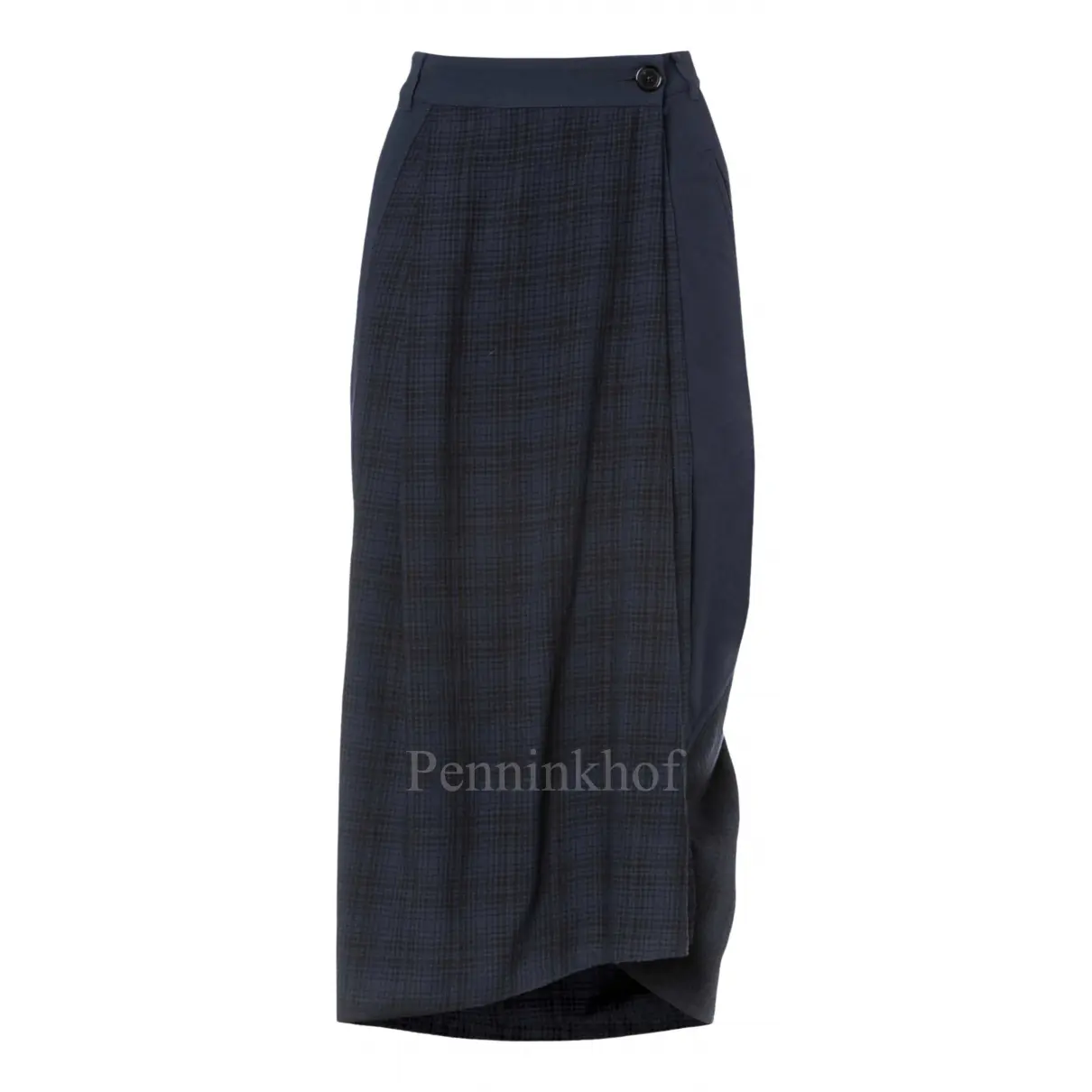 Wool mid-length skirt Claire Campbell