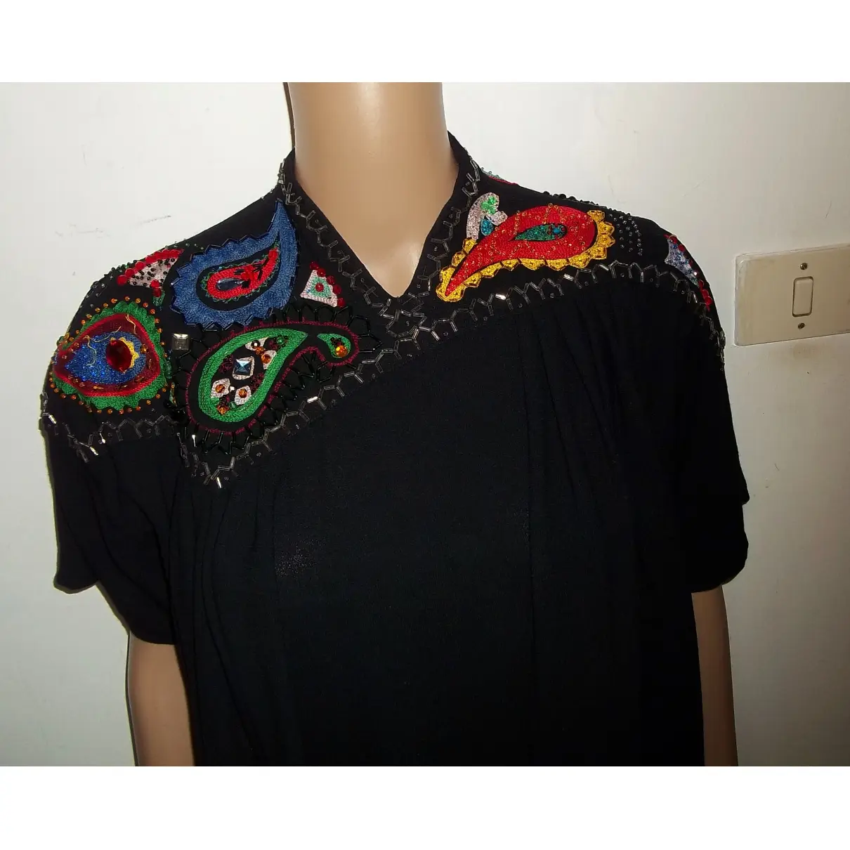 Buy Emmanuelle Khanh Wool maxi dress online - Vintage