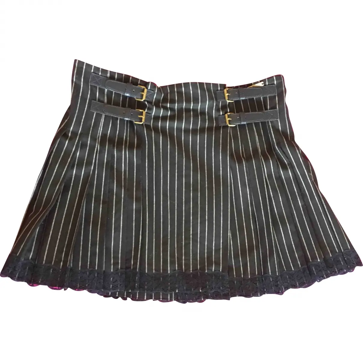 Wool mini skirt Galliano