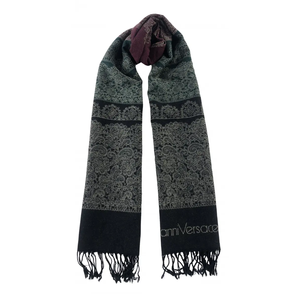 Wool scarf Gianni Versace - Vintage