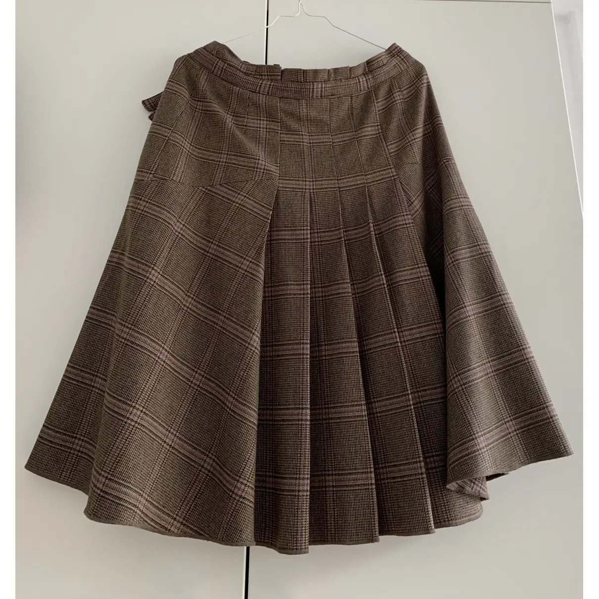 Buy Henry Cotton Wool mid-length skirt online - Vintage