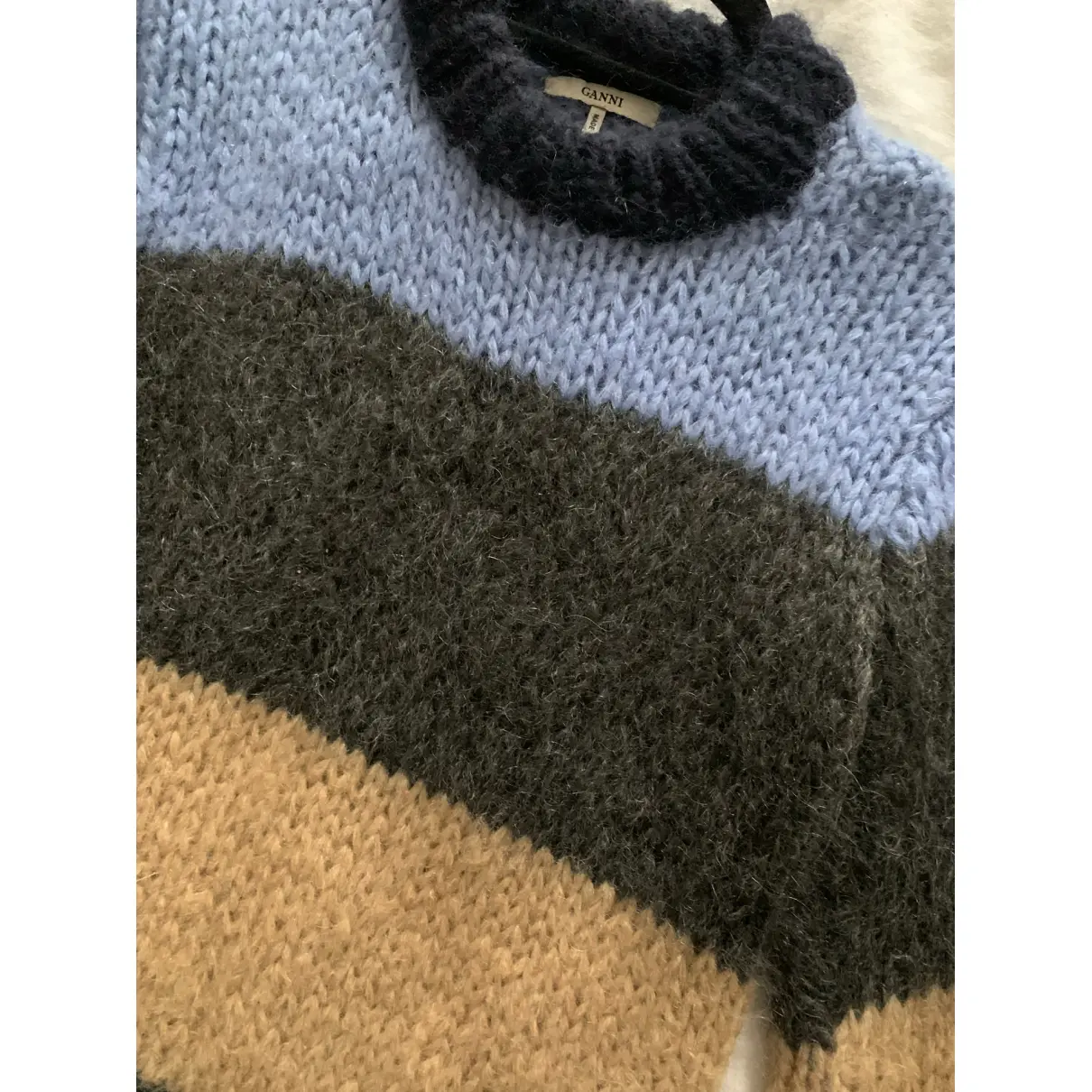 Buy Ganni Julliard wool jumper online