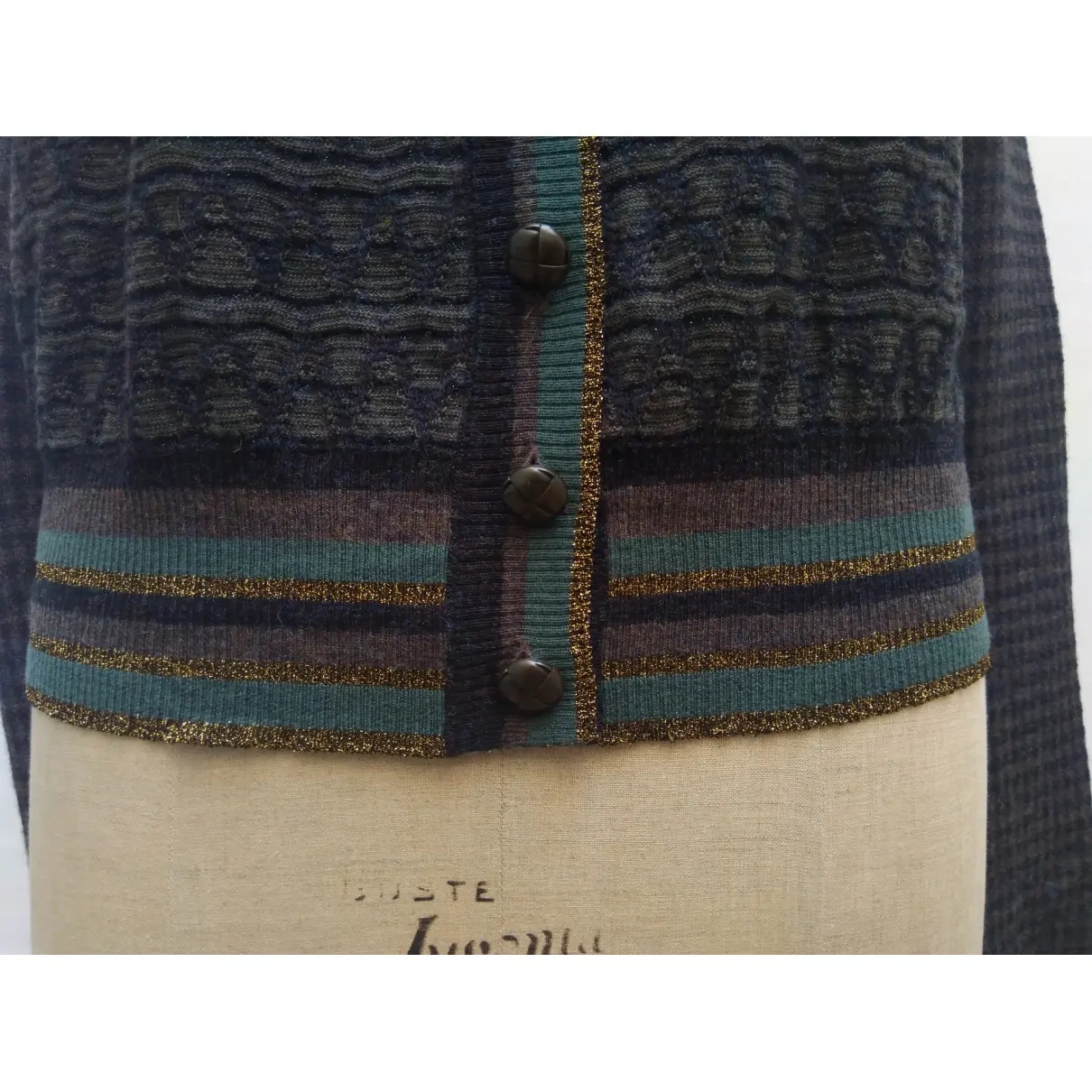 Wool cardigan Kenzo - Vintage