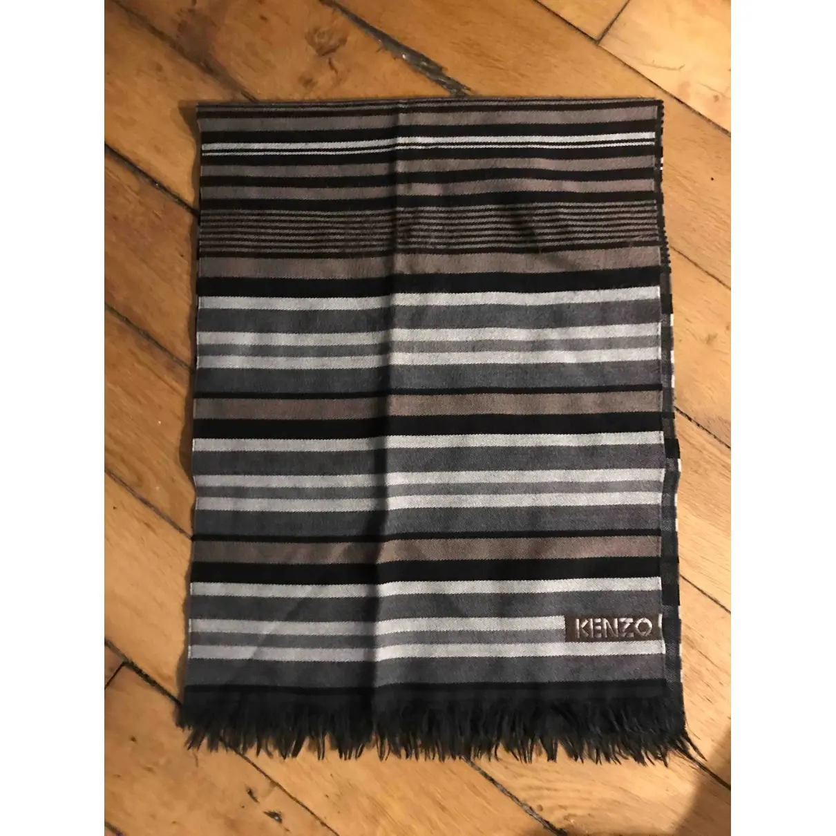 Kenzo Wool scarf & pocket square for sale