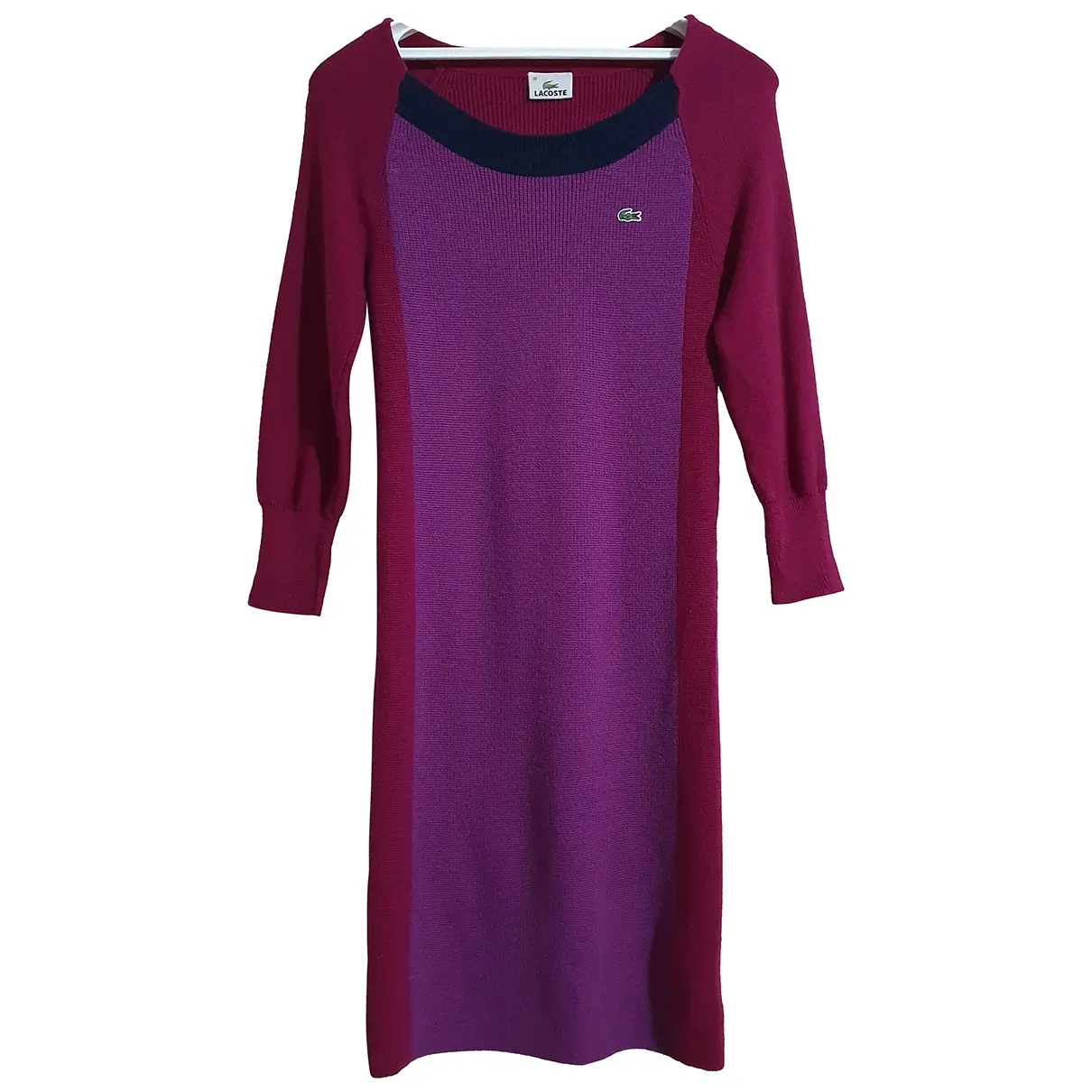 Wool mid-length dress Lacoste
