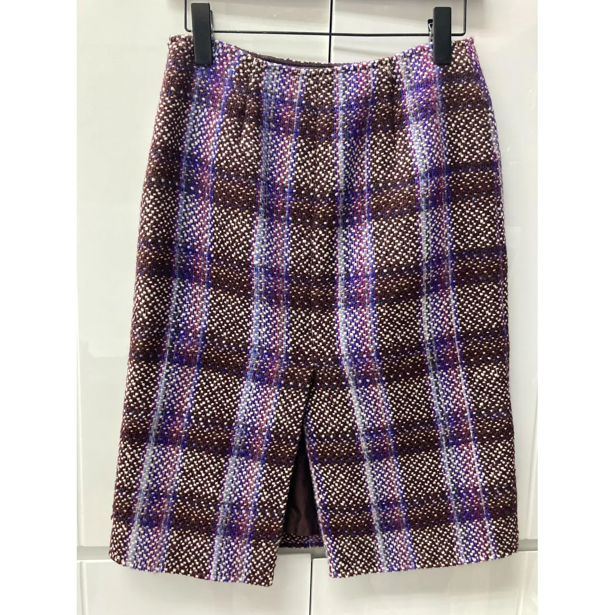 Buy Miu Miu Wool mid-length skirt online