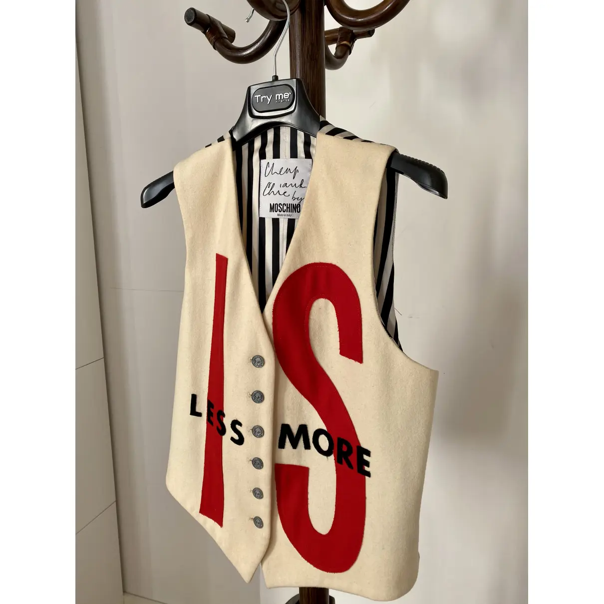 Wool vest Moschino Cheap And Chic - Vintage