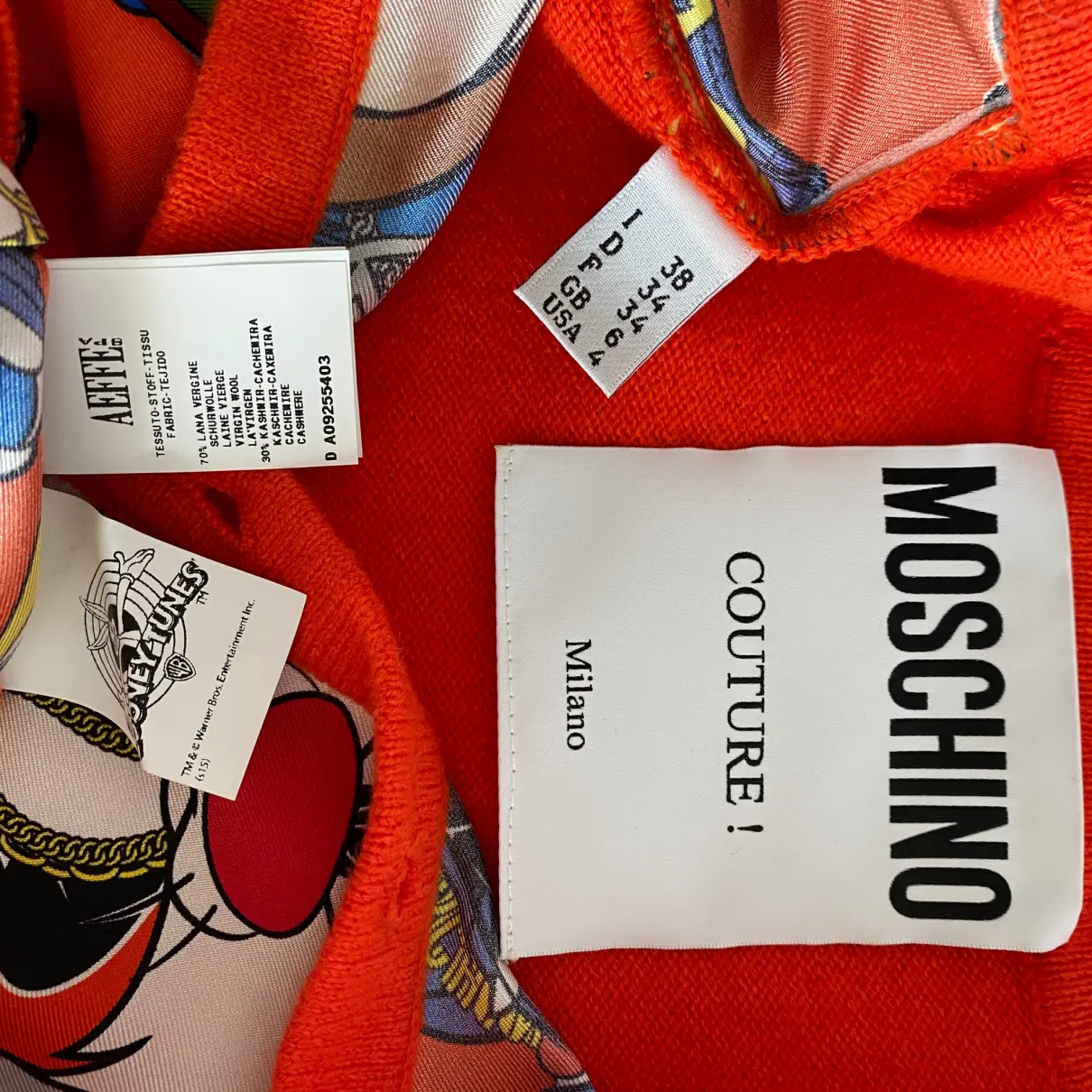 Wool cardigan Moschino