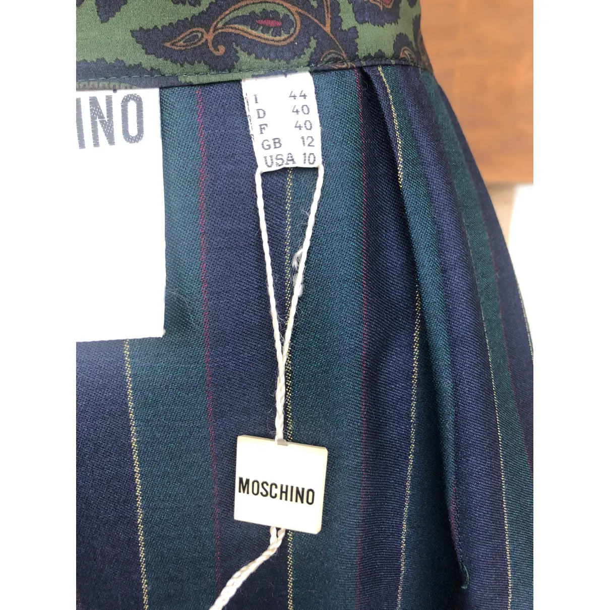 Wool skirt Moschino - Vintage