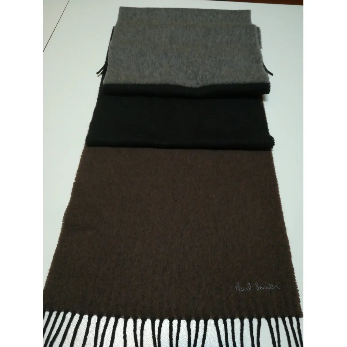 Paul Smith Wool scarf & pocket square for sale