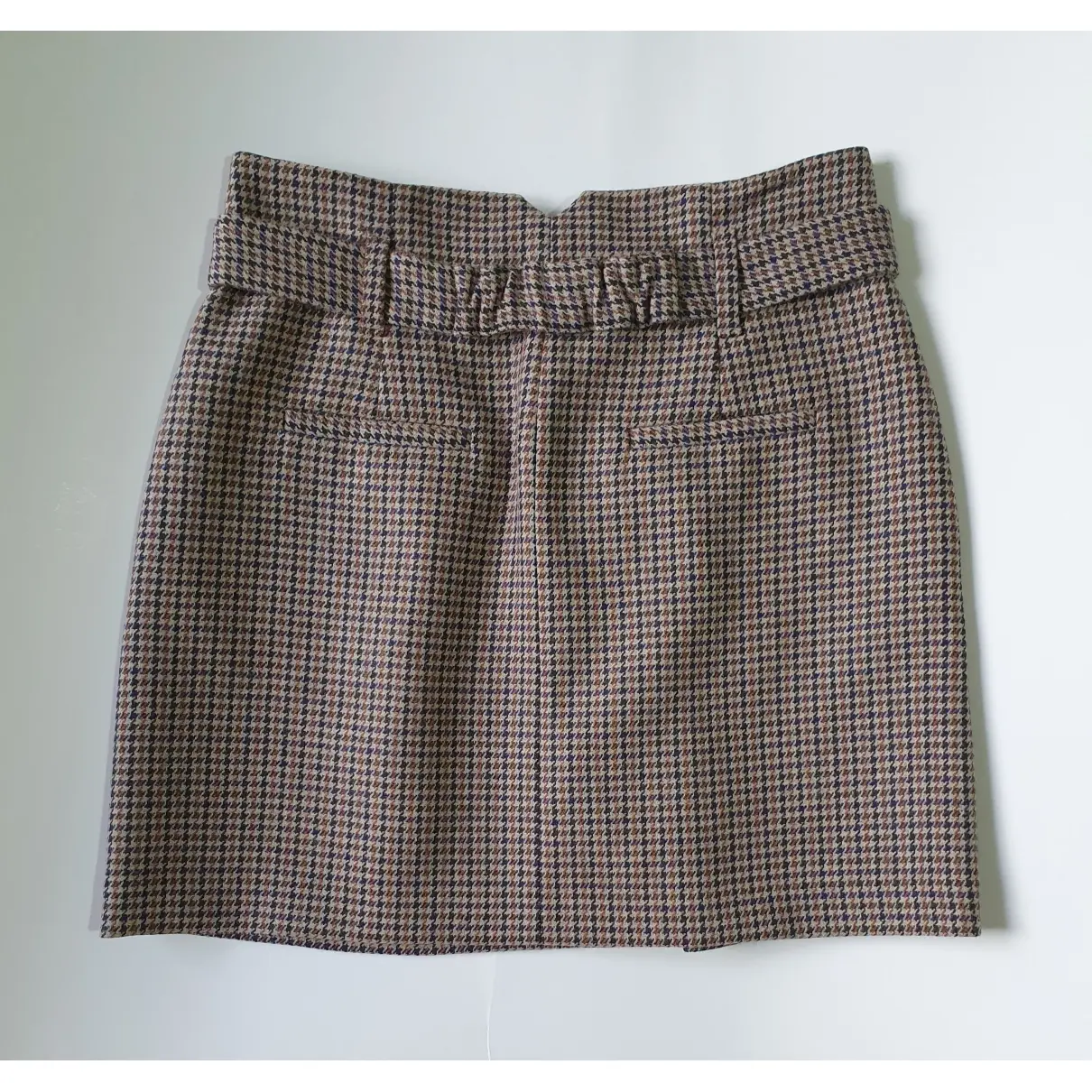 Buy Maje Spring Summer 2020 wool mid-length skirt online
