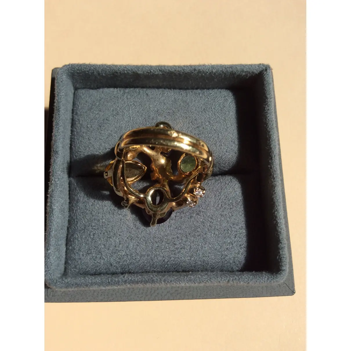 Baroque yellow gold ring Chanel - Vintage