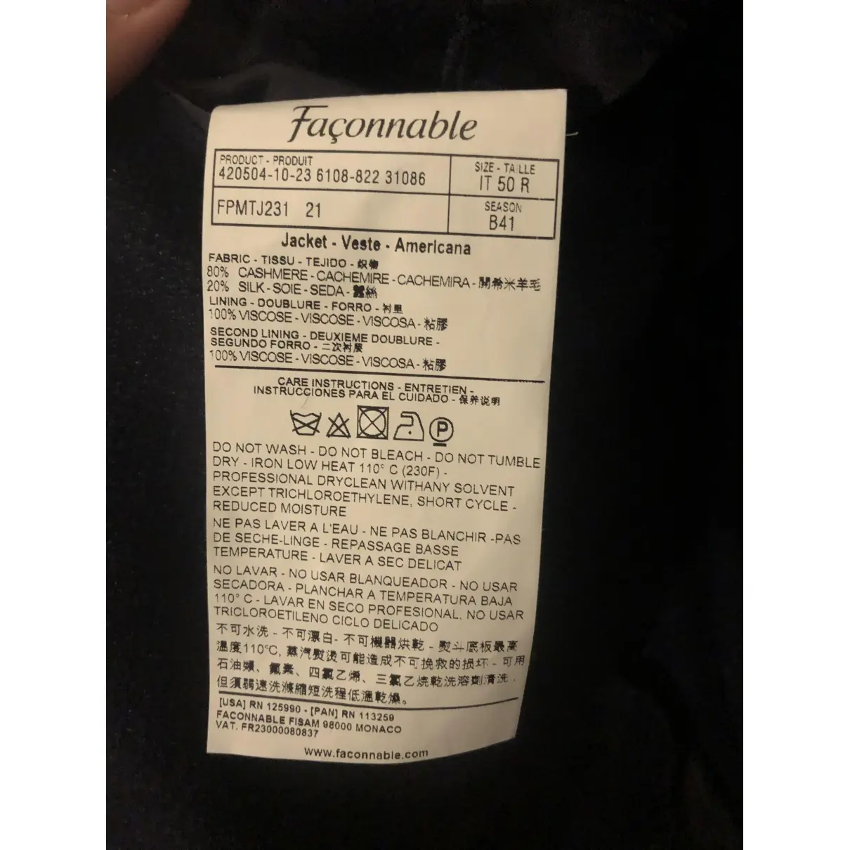 Buy Faconnable Cashmere vest online