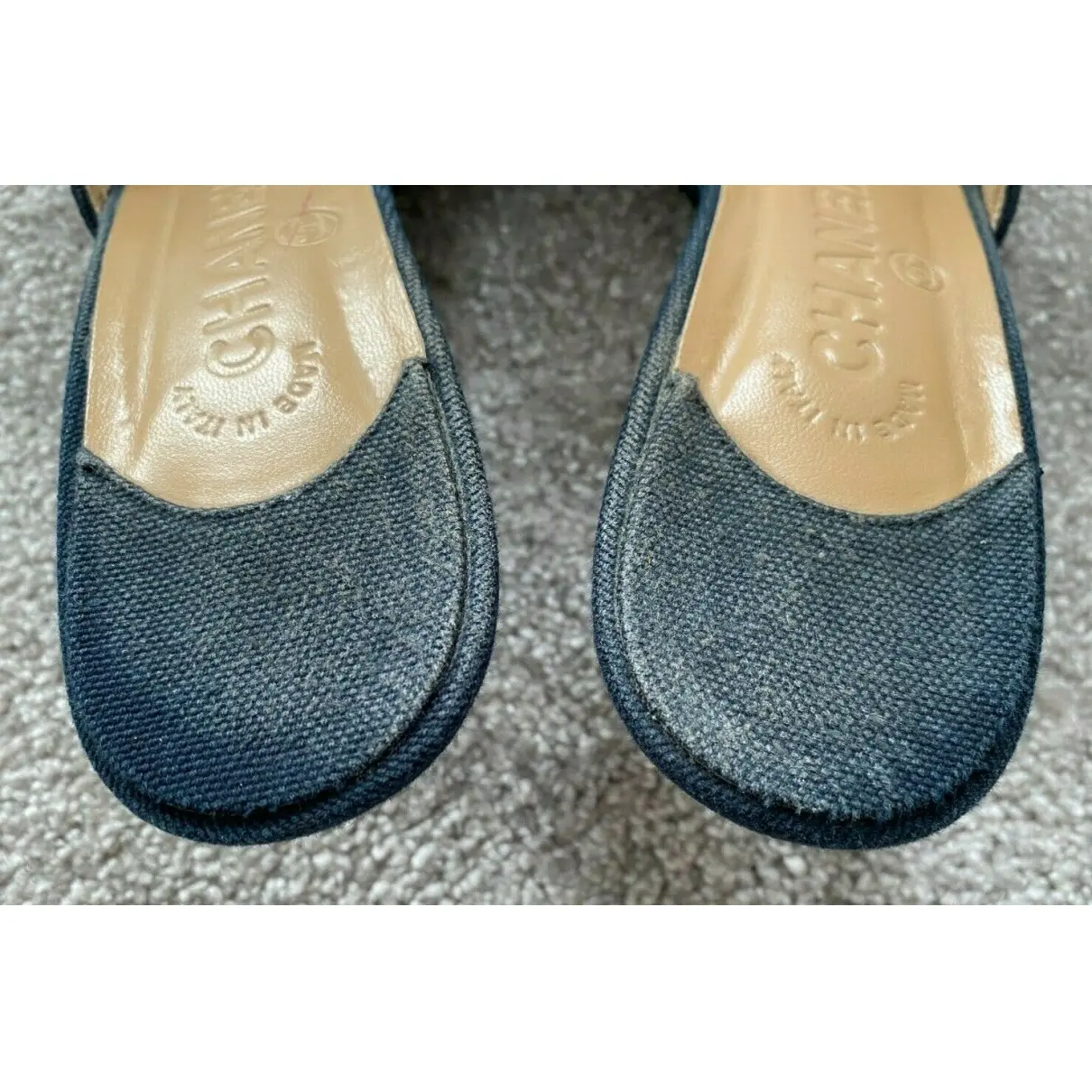 Cloth sandals Chanel - Vintage