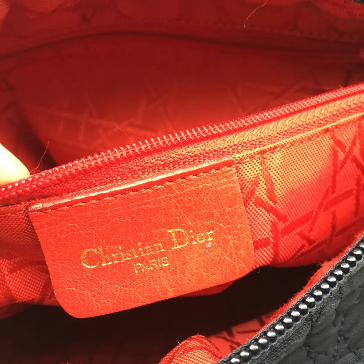 Lady Dior cloth handbag Dior - Vintage