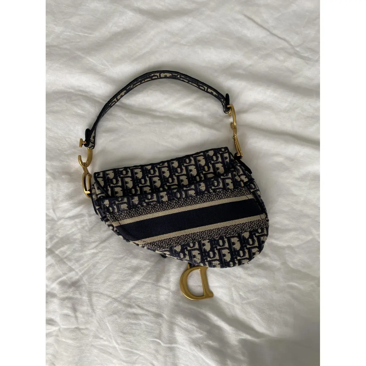 Buy Dior Saddle cloth handbag online