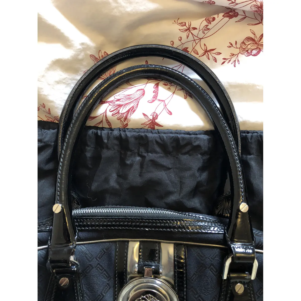 Cloth handbag Versace