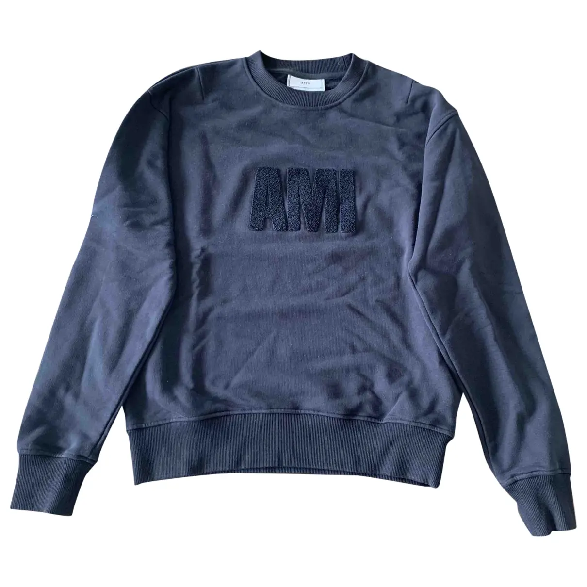 Navy Cotton Knitwear & Sweatshirt Ami