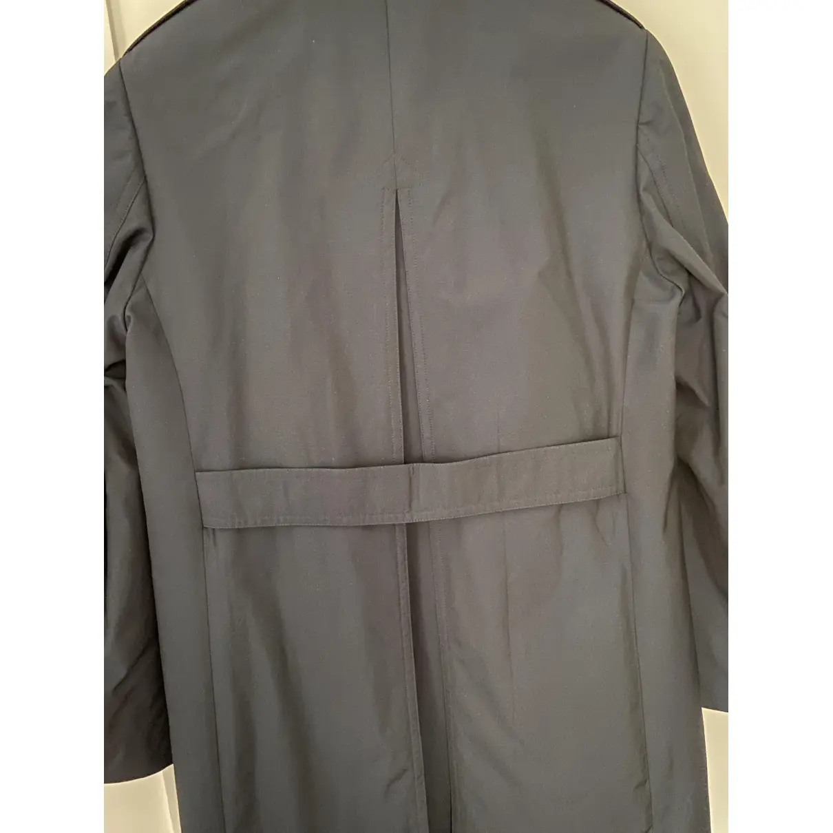 Buy Dries Van Noten Navy Cotton Coat online