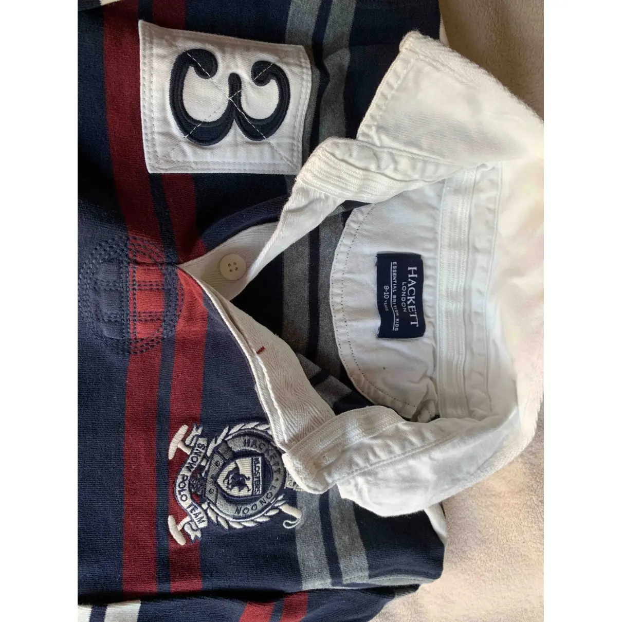 Hackett London Navy Cotton Top for sale