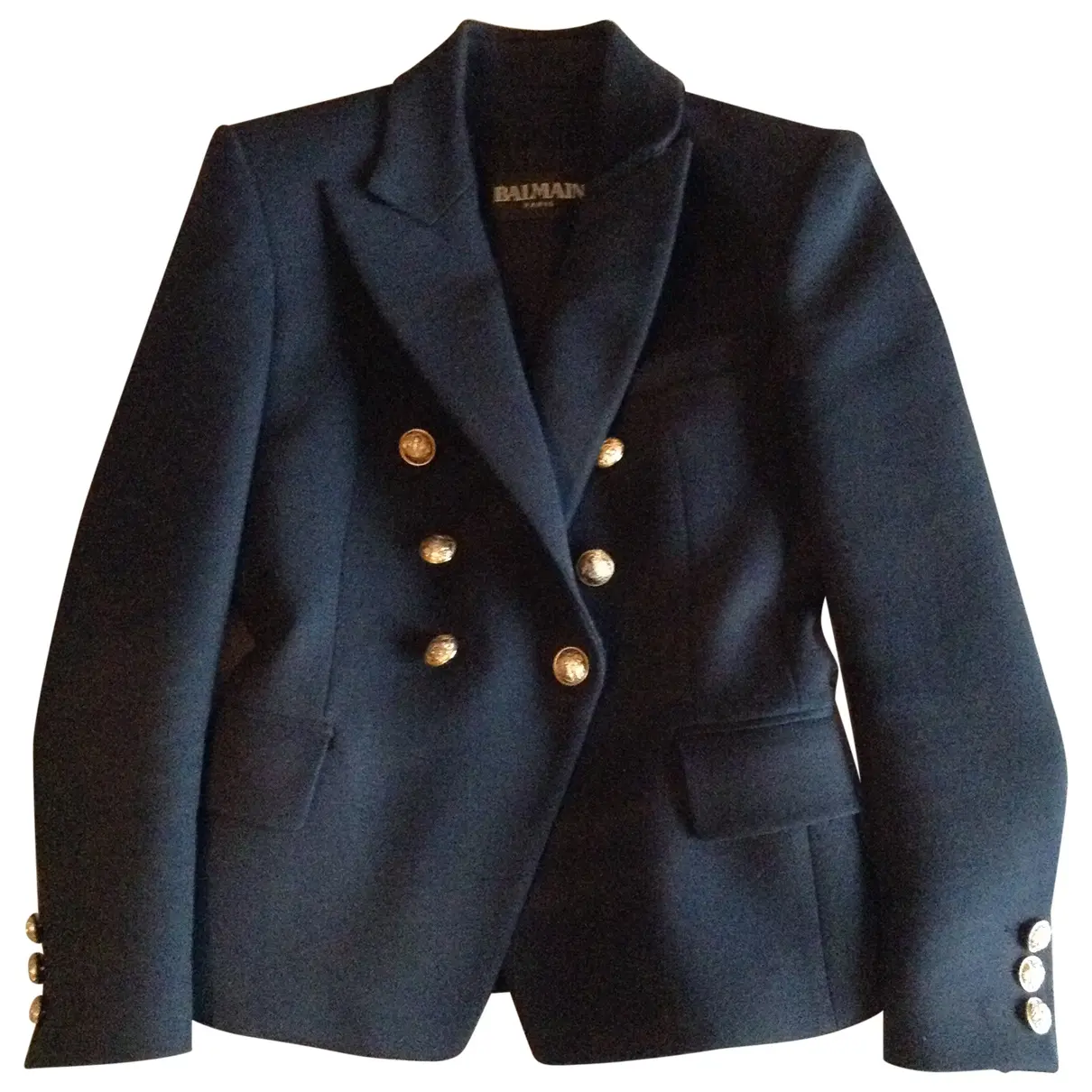 Navy Cotton Jacket Balmain