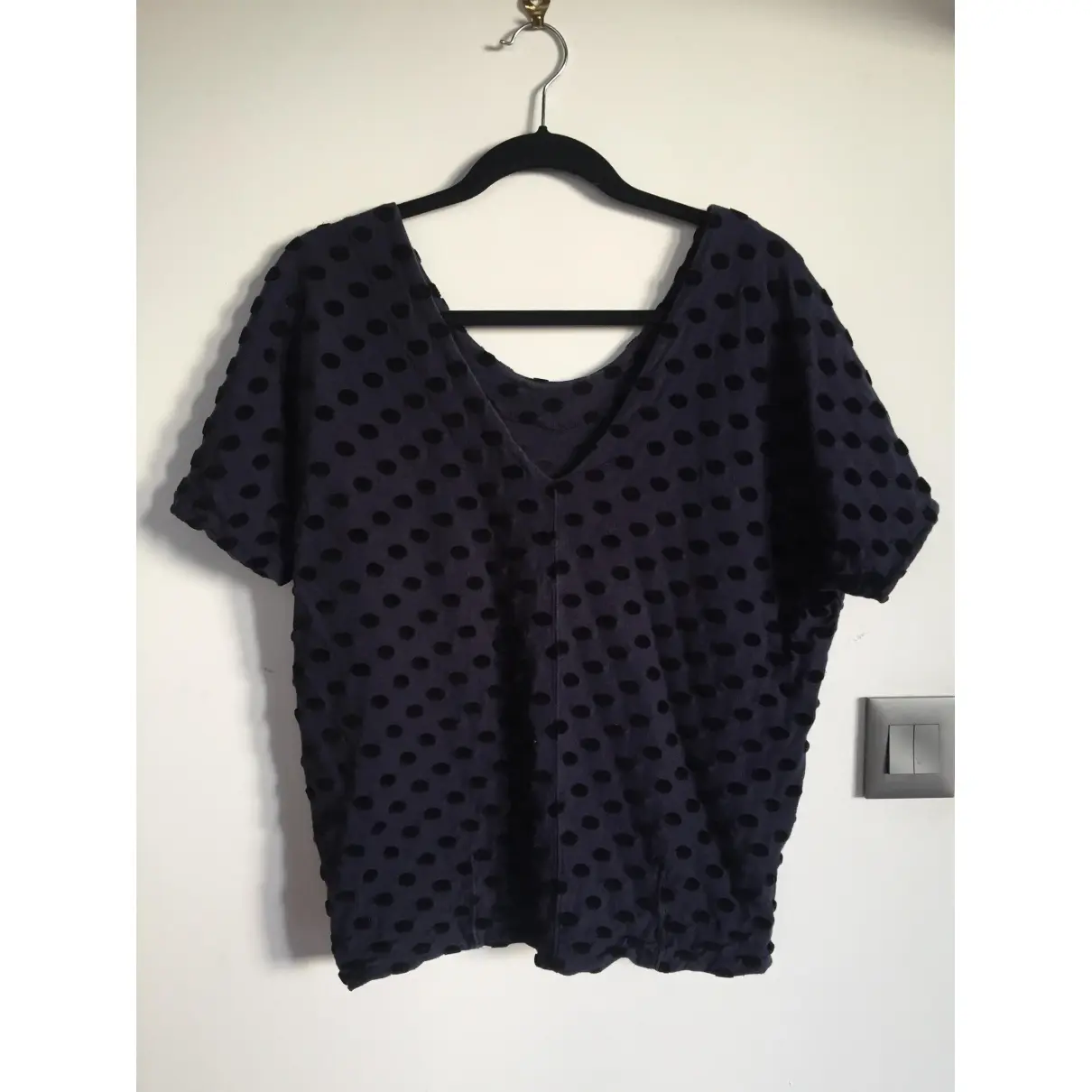 Buy Marc by Marc Jacobs Navy Cotton Top online