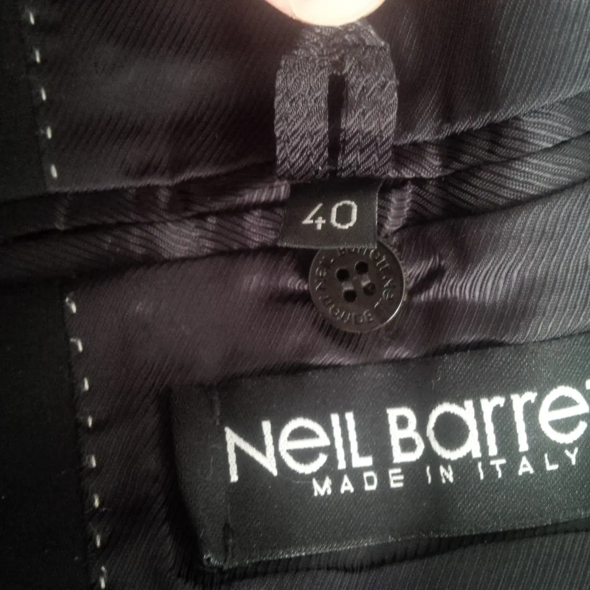 Navy Cotton Jacket Neil Barrett