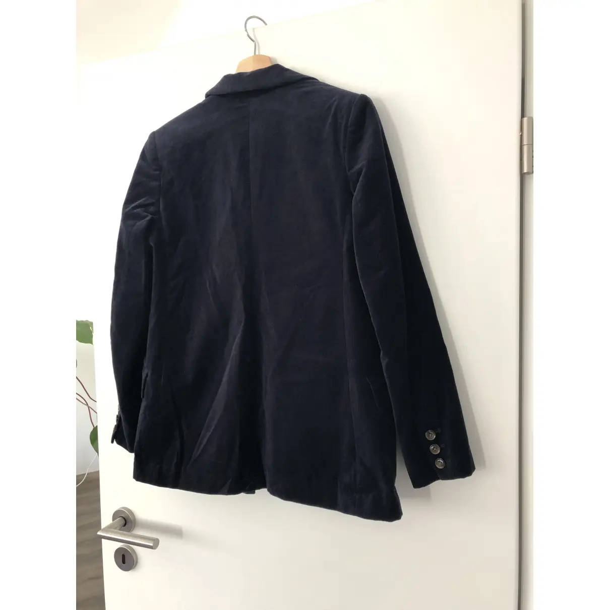 Samsoe & Samsoe Navy Cotton Jacket for sale