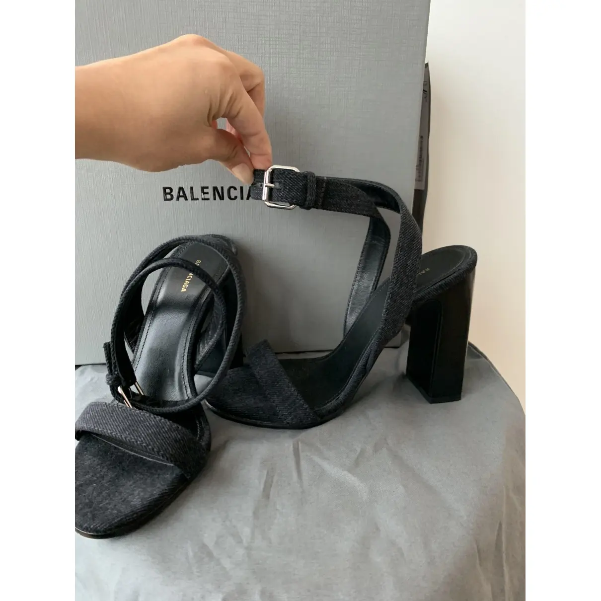 Cloth sandals Balenciaga