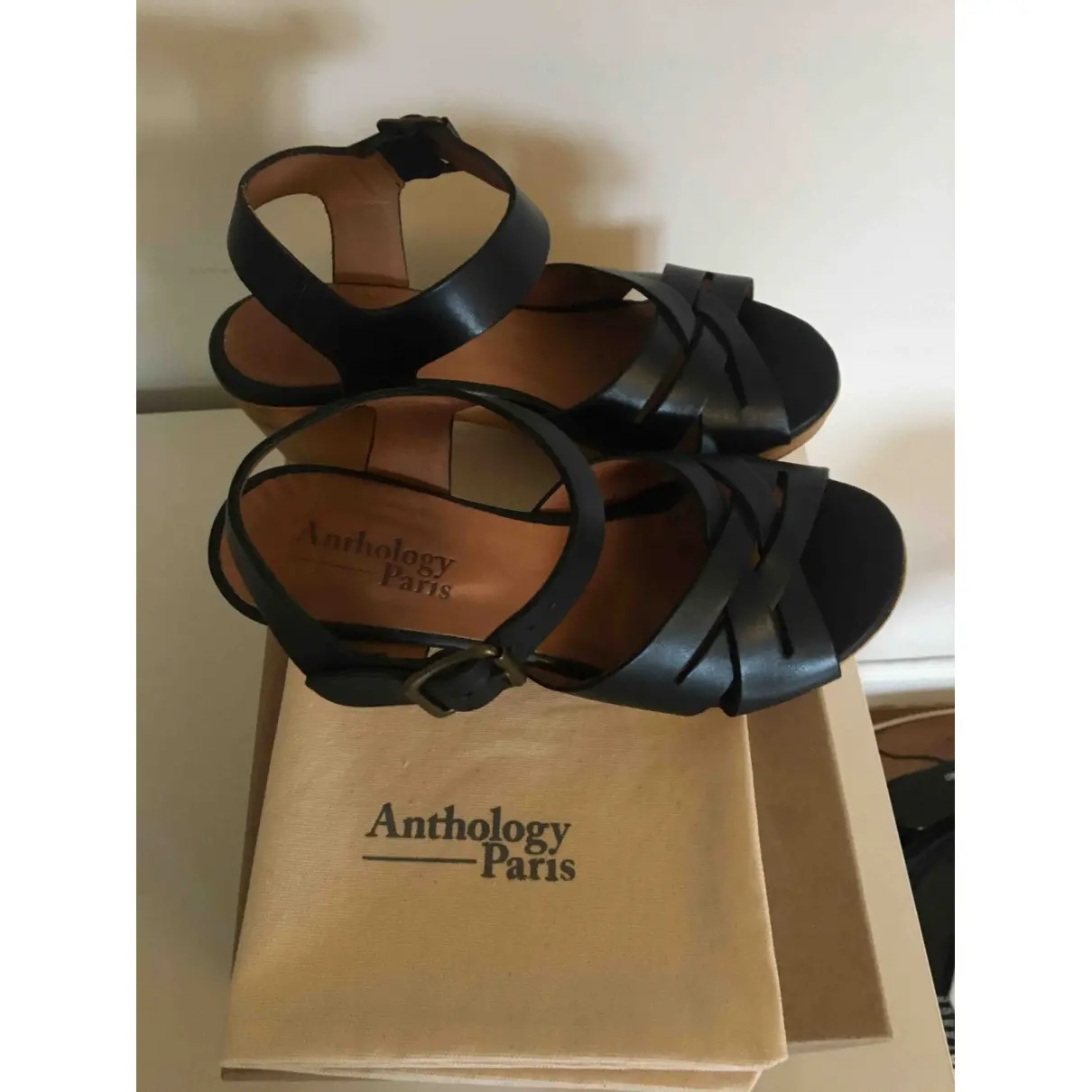 Leather sandals Anthology Paris