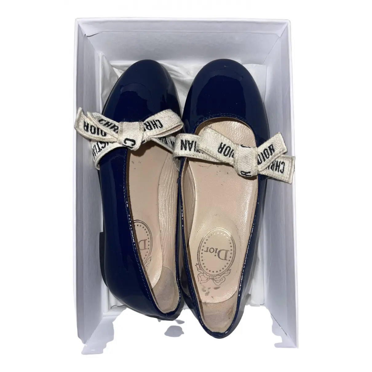 Buy Baby Dior Leather ballet flats online