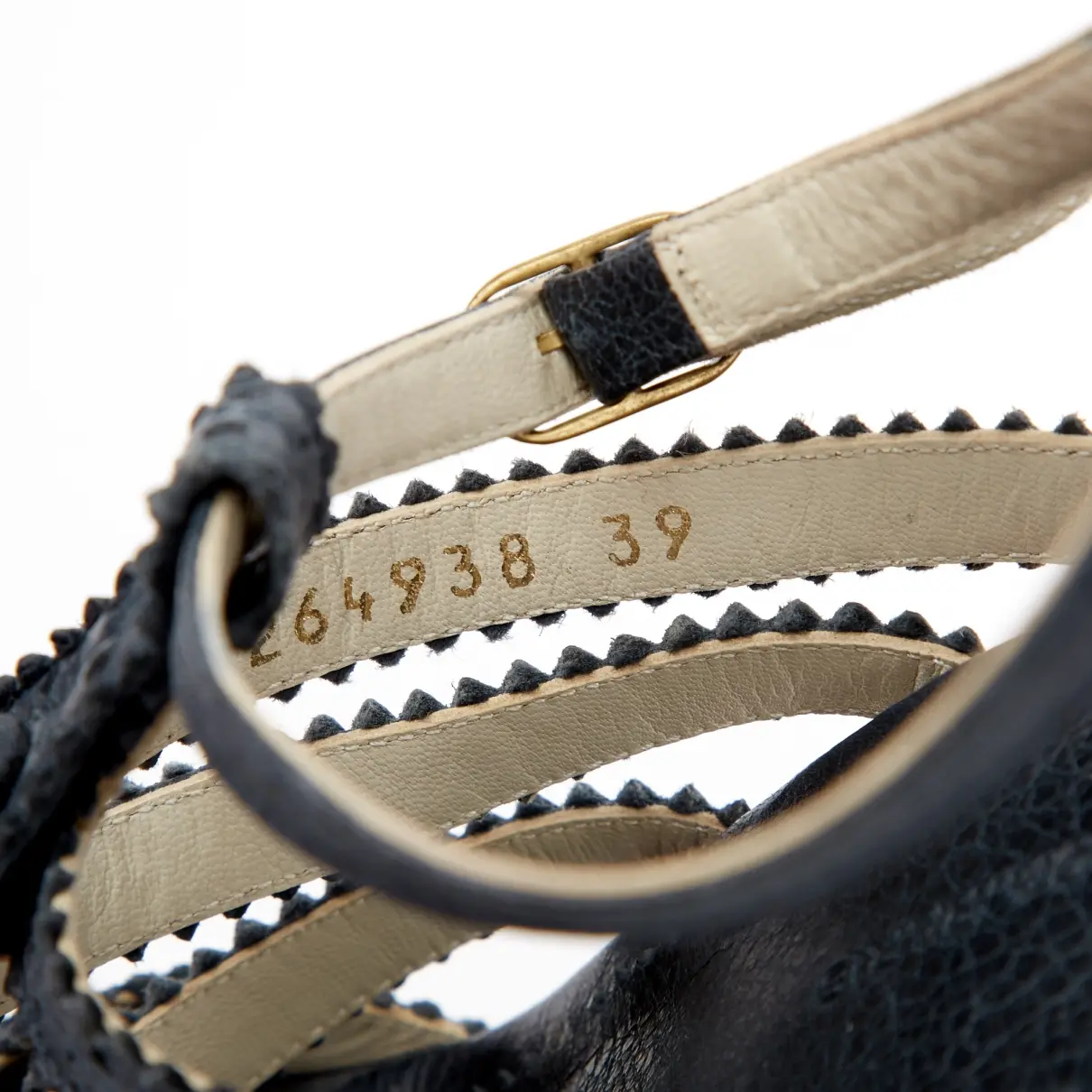 Leather espadrilles Balenciaga