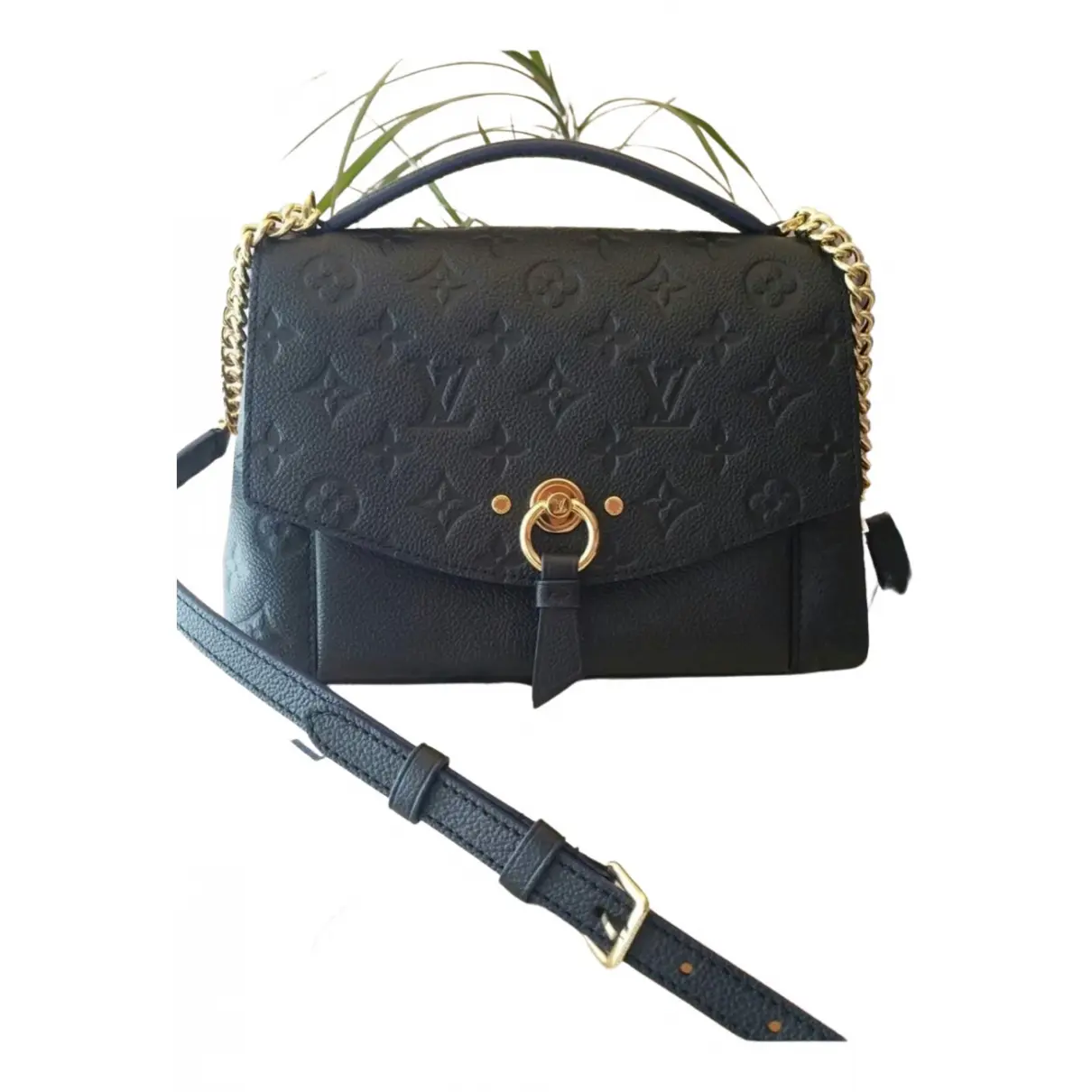 Blanche leather crossbody bag Louis Vuitton