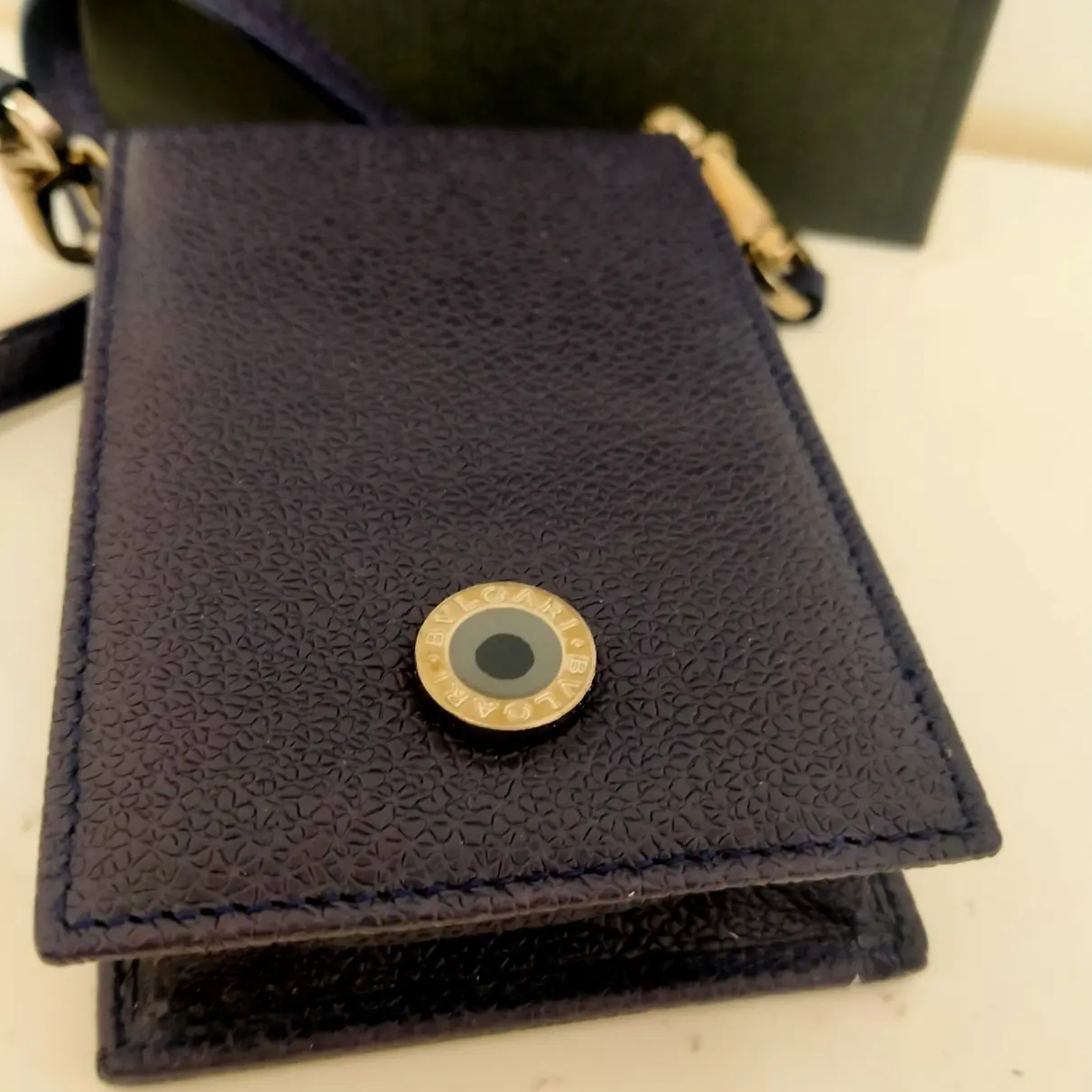 Leather purse Bvlgari