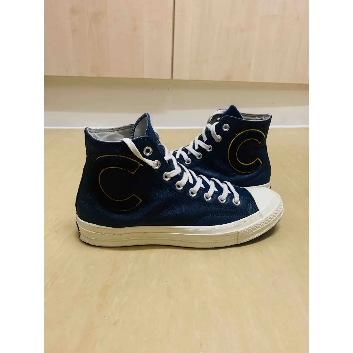 Converse Leather high trainers for sale