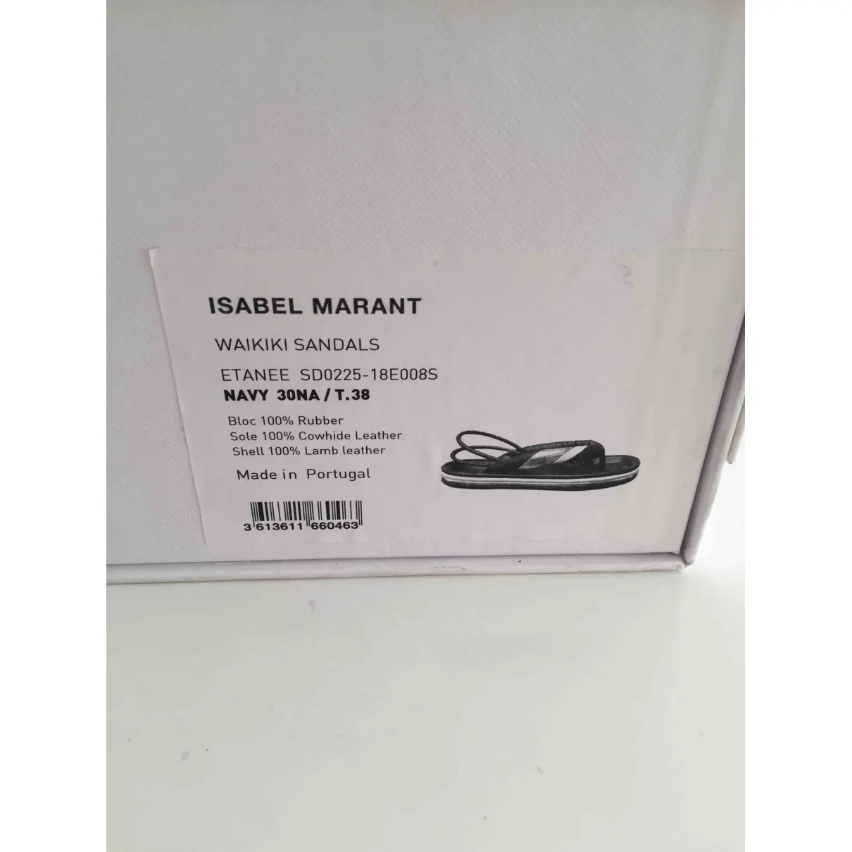 Leather flip flops Isabel Marant
