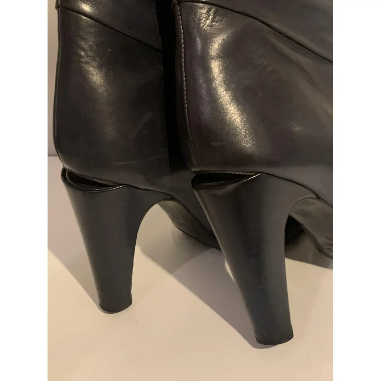 Leather boots Marc Jacobs - Vintage