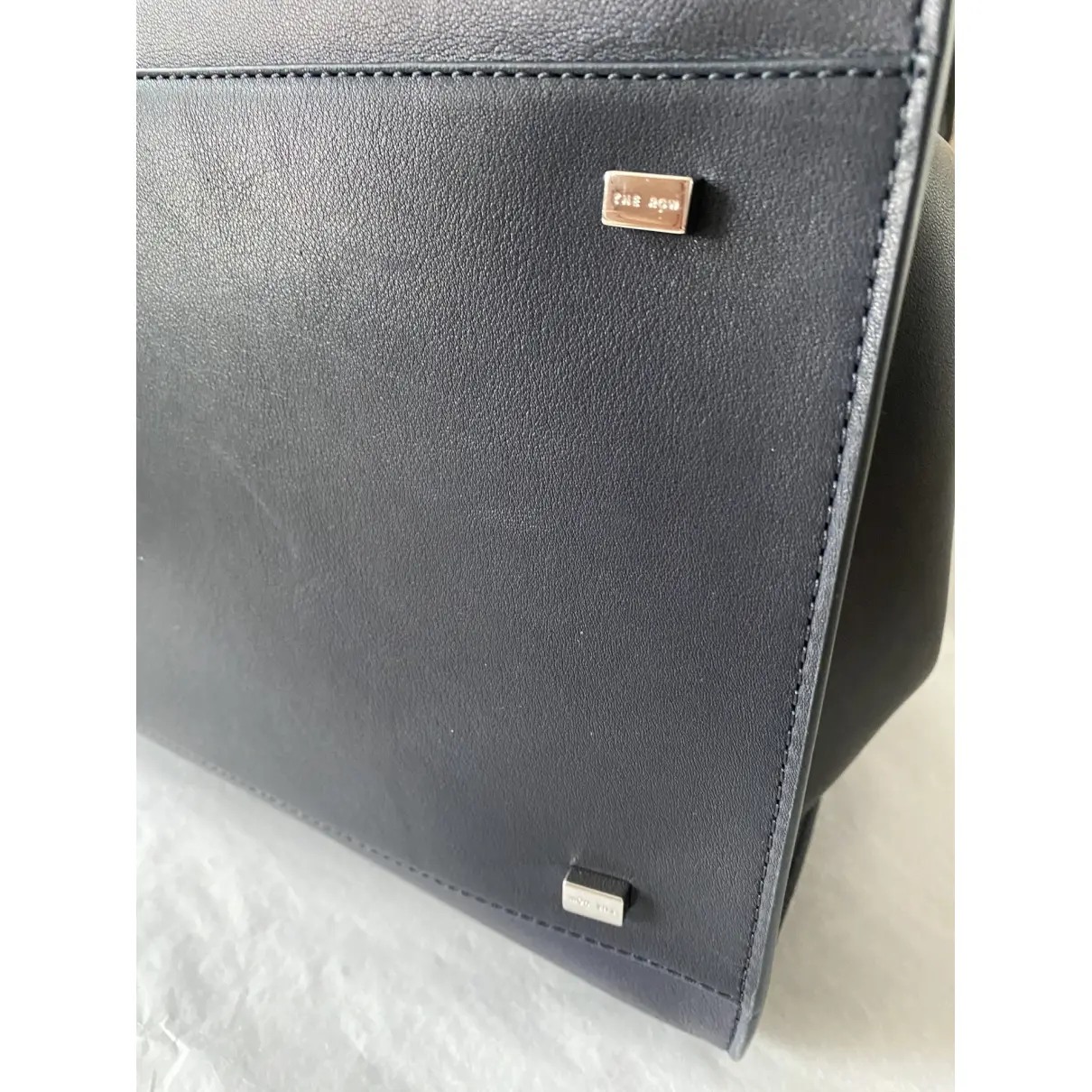 Margaux leather handbag The Row