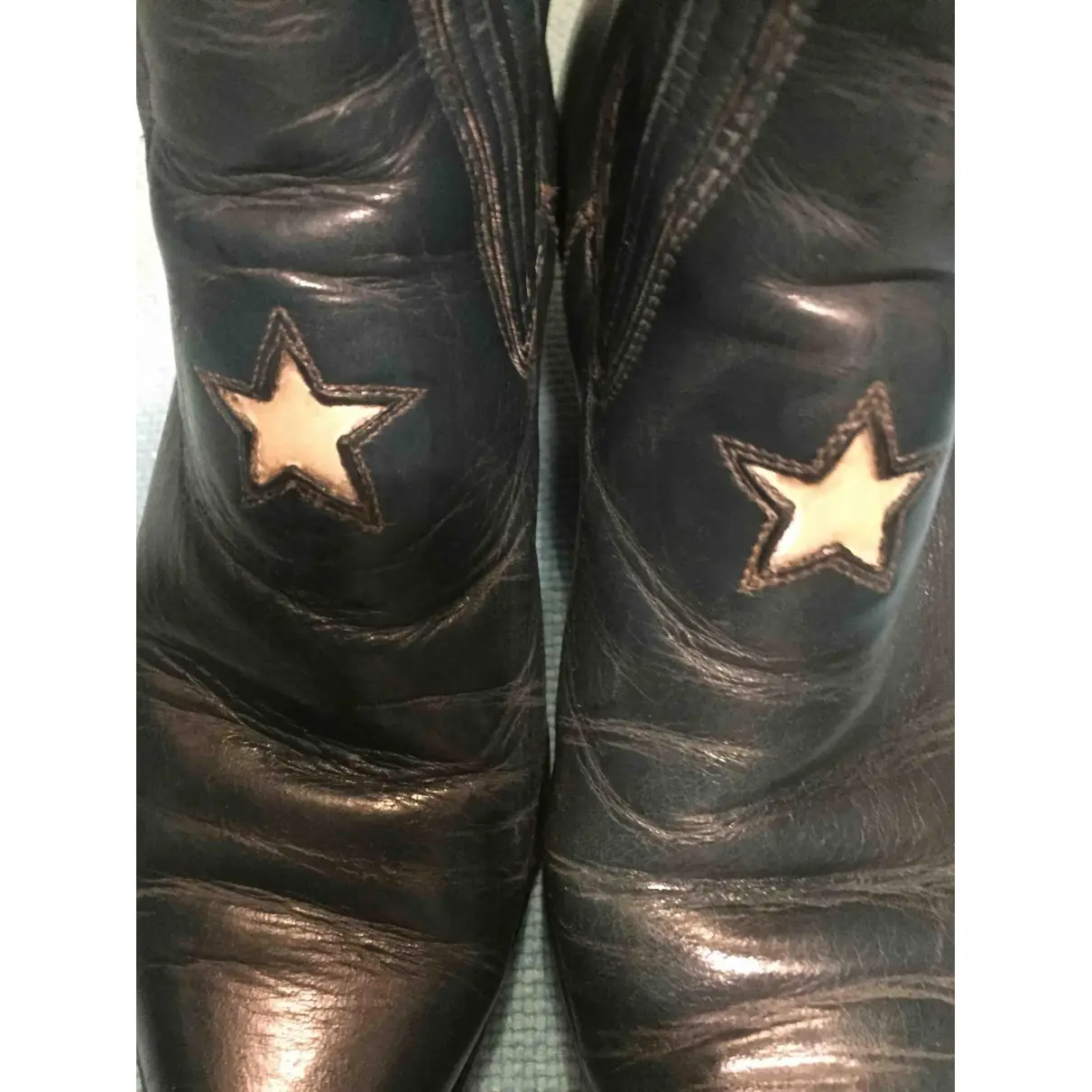 Leather western boots Mexicana