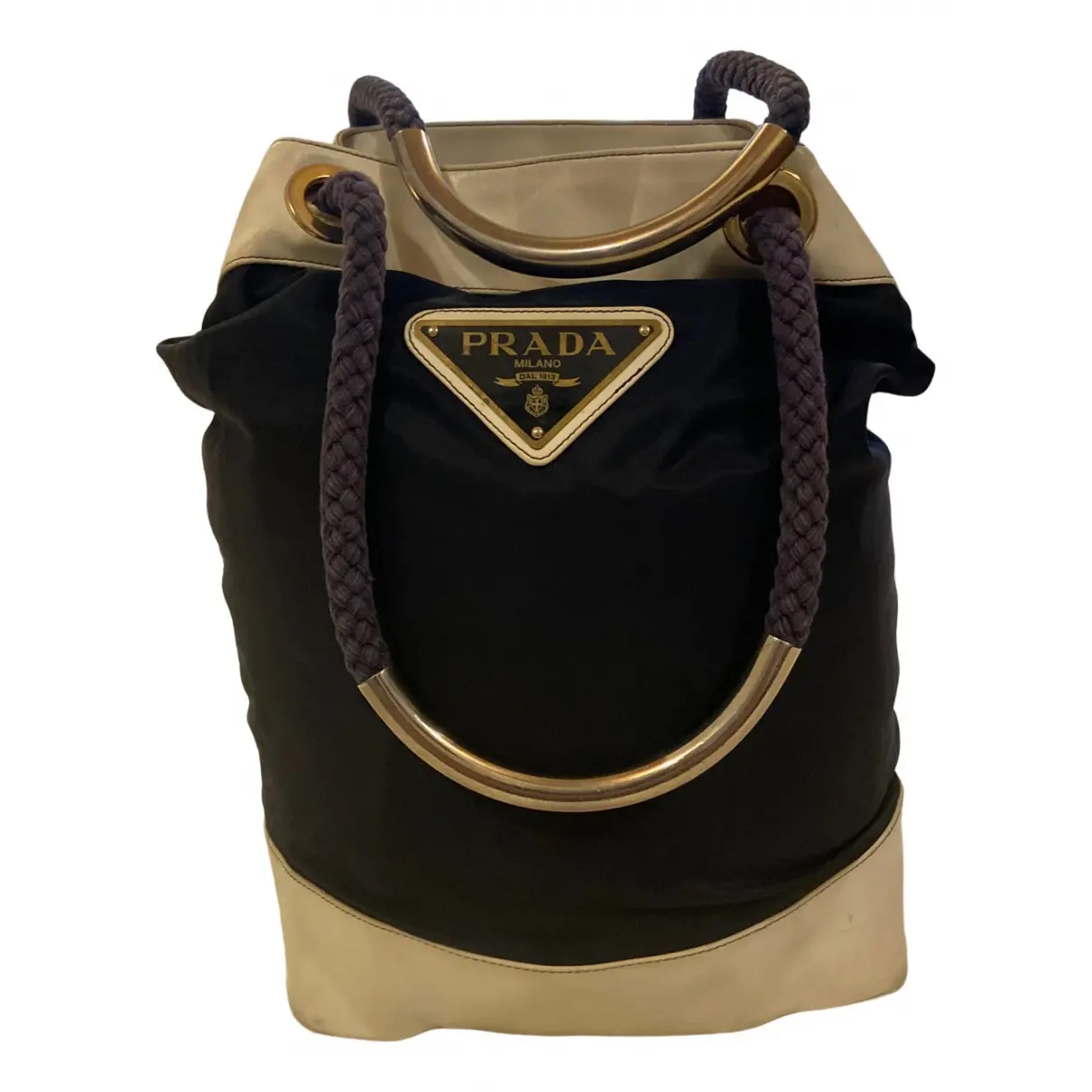 Odette leather backpack Prada - Vintage