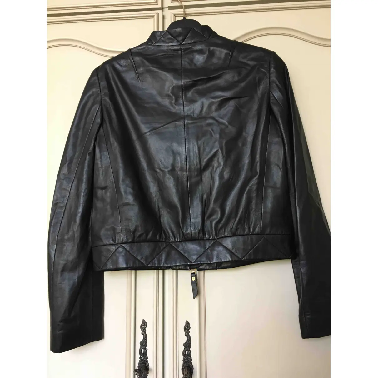 Buy Paule Ka Leather biker jacket online