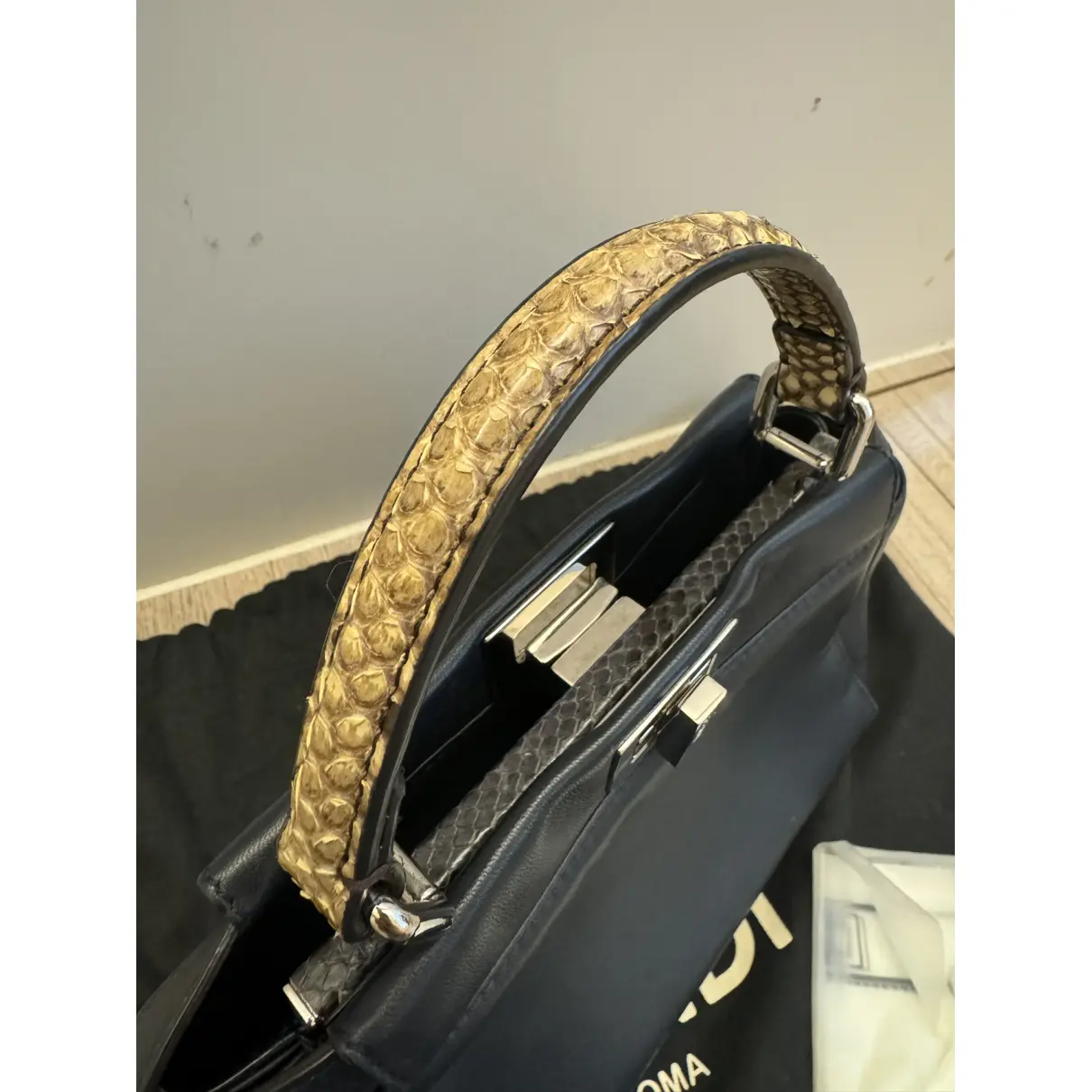 Peekaboo leather handbag Fendi