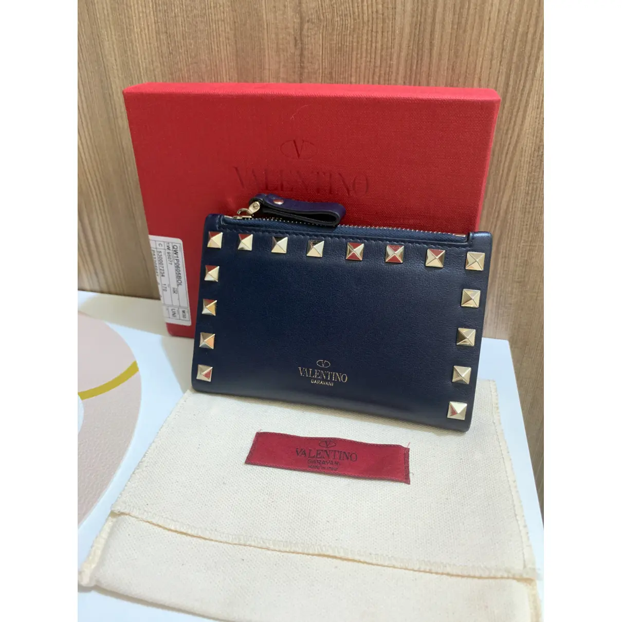 Rockstud leather purse Valentino Garavani