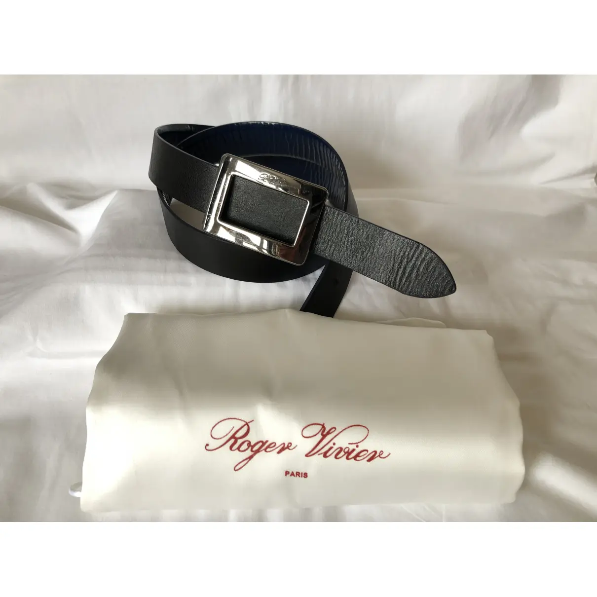 Leather belt Roger Vivier