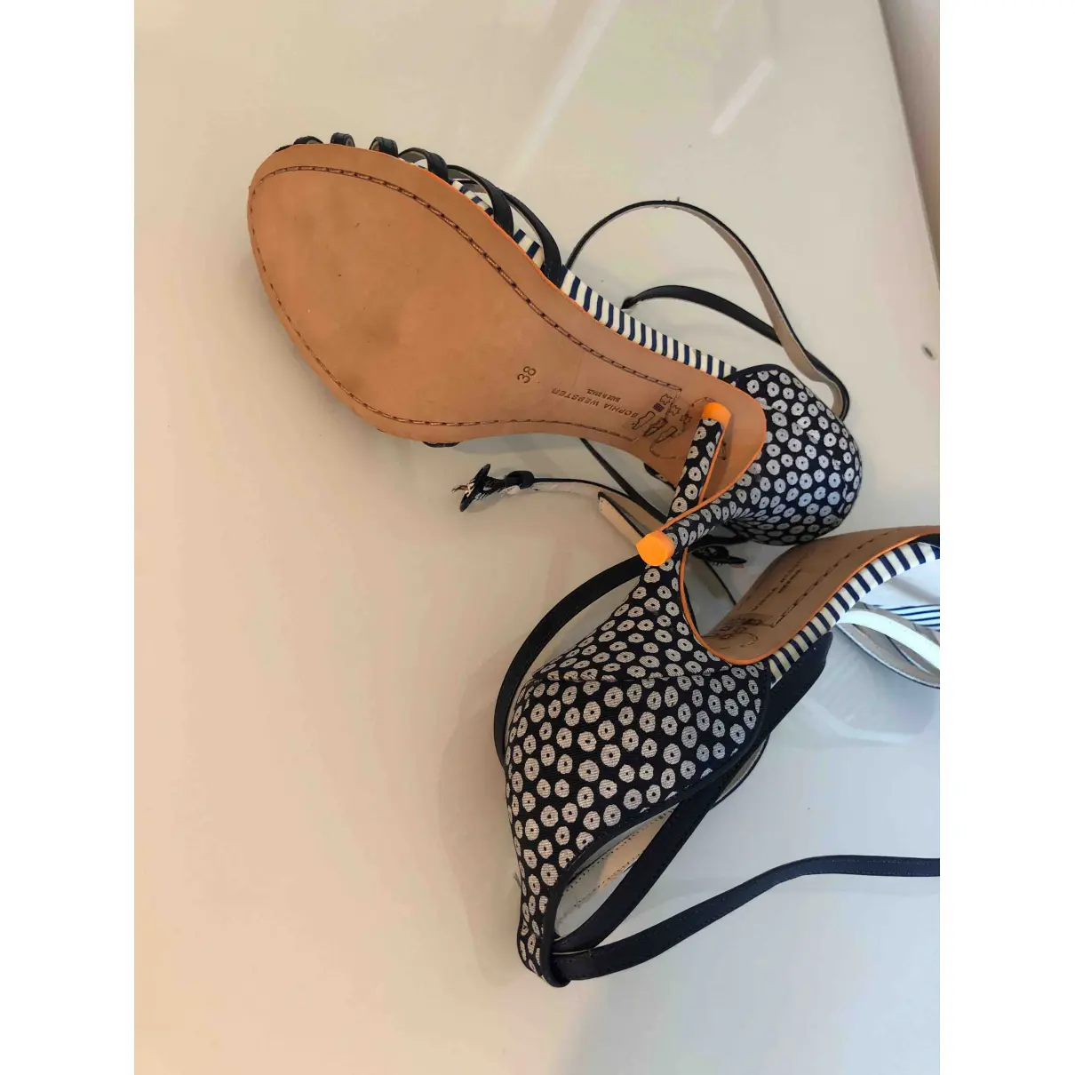 Leather heels Sophia Webster